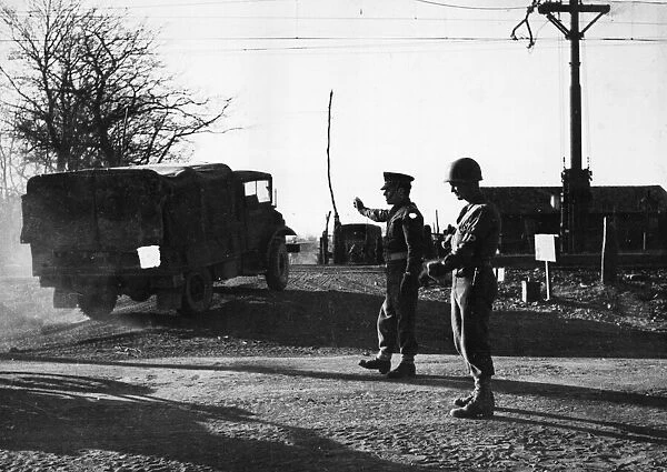 Fifth Army beach-head at Anzio on the road to Rome. One month after the landings