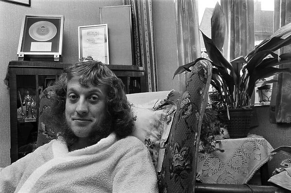 Fighting fit and ready to go - that was pop star Noddy Holder, leader singer of Slade