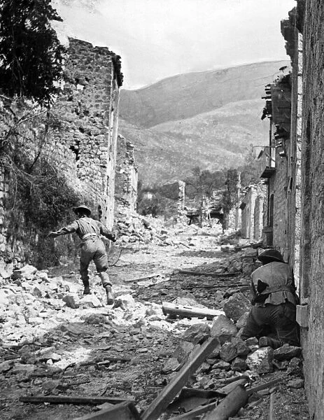 Fighting in Piedmont, Italy. June 1944