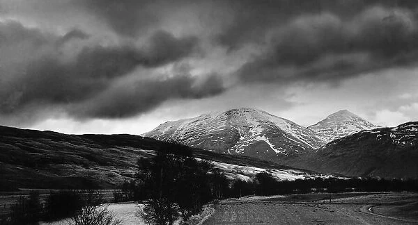Fillan Valley with the mountain Ben More in the background Circa 1960