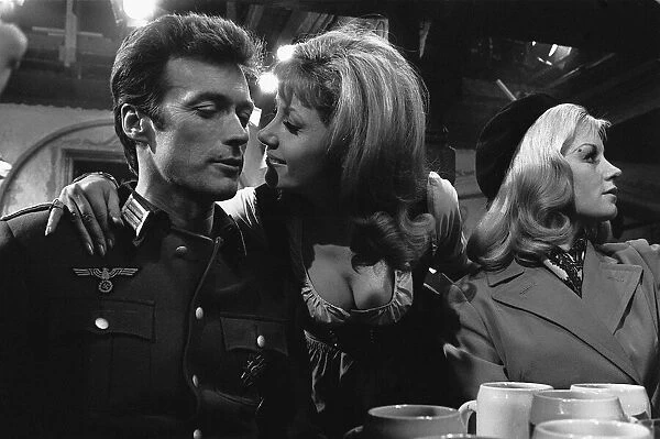 Film Where Eagles Dare 1968 Clint Eastwood, Mary Ure, Ingrid Pitt. 16th February 1968