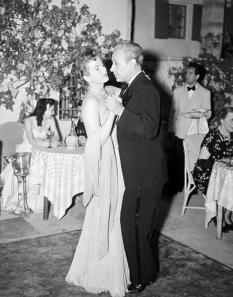 Film George Raft and Coleen gray in tango scene from film 'I