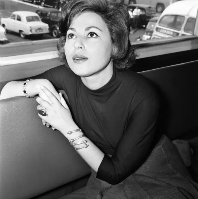 Framed Print : Film star. Haya Harareet actress. June 1960 M4247-004 Framed Print : Film star. Haya Harareet actress. June 1960 M4247-004