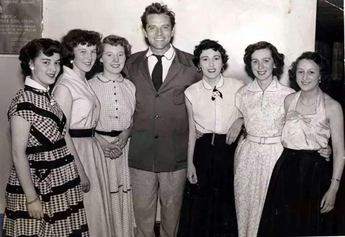 Framed Print : Film star Richard Burton paid a suprise visit to the Youth Clubs Framed Print : Film star Richard Burton paid a suprise visit to the Youth Clubs