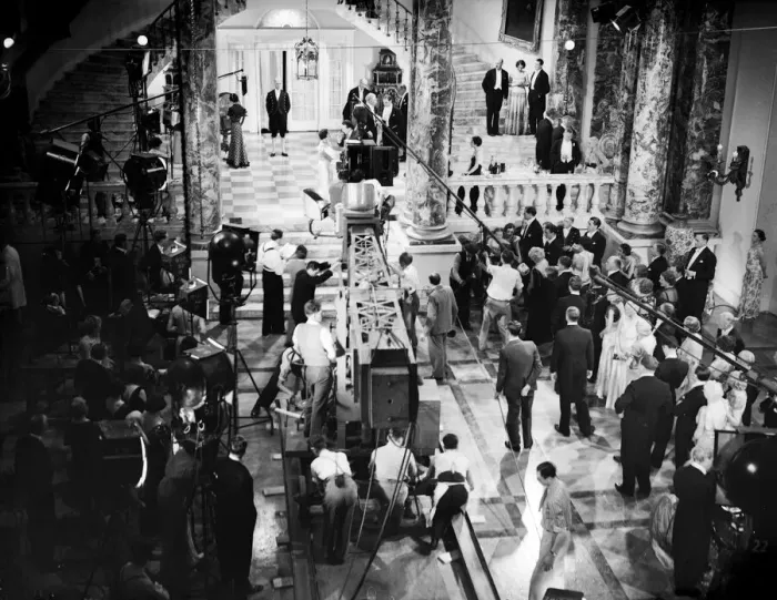 Framed Print : Filming of Brewsters Millions, directed by Thornton Freeland at British