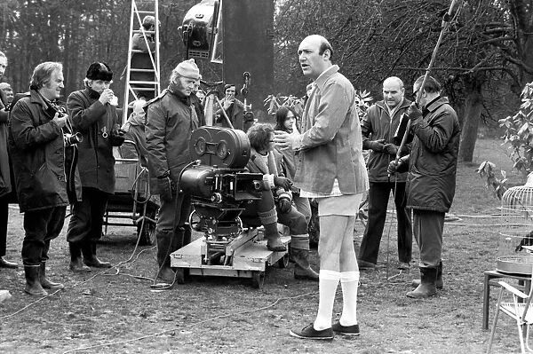 Filming Carry on Behind. Bernard Bresslaw. April 1975 75-1732-005