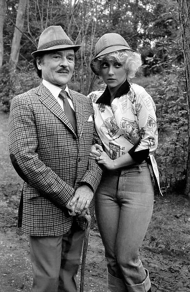 Filming Carry on Behind. Kenneth Connor. April 1975 75-1732-004