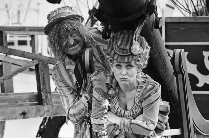 Framed Print : Filming of the childrens television series Wurzel Gummidge at Brixham harbour in