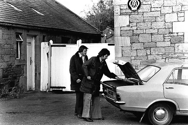 Filming of an episode of Whatever Happened To The Likely Lads
