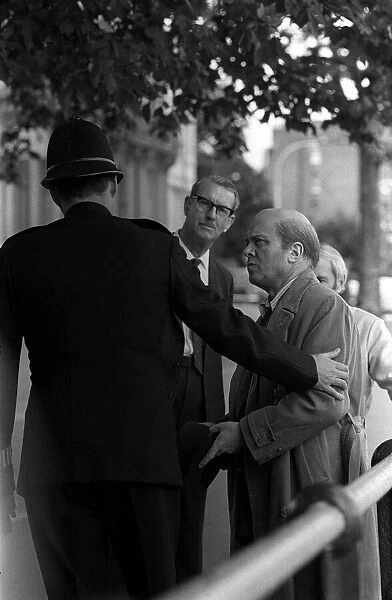 The filming of the Film 10 Rillington Place in London, March 1970 featuring actor Richard