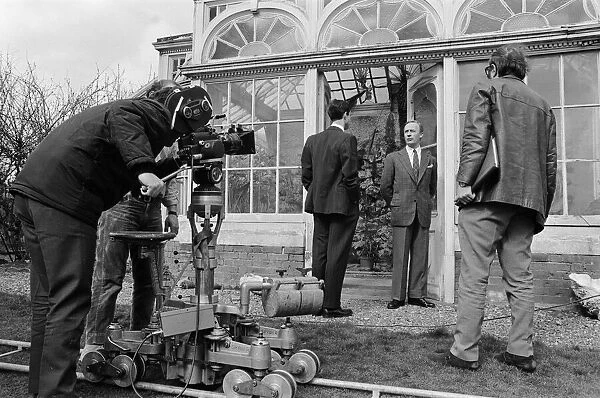 Filming of the final episode of the second series of the television programme Callan