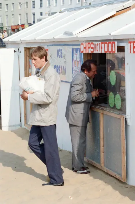 Framed Print : Filming the Only Fools and Horses'Christmas Special The Jolly Boys