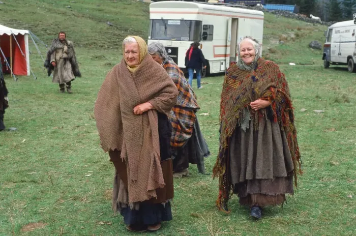 Framed Print : The filming of Highlander film. Circa May 1985
