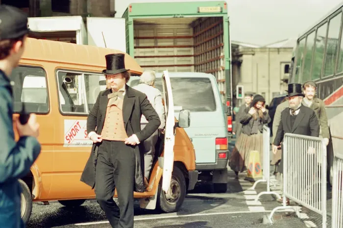Framed Print : Filming of Mary Reilly, an American horror film starring Julia Roberts and John Malkovich Framed Print : Filming of Mary Reilly, an American horror film starring Julia Roberts and John Malkovich