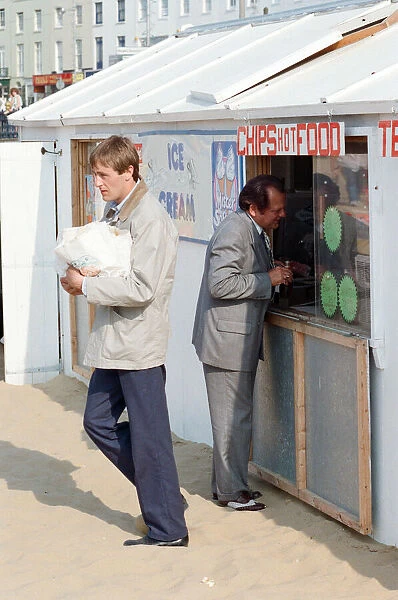Filming the 'Only Fools and Horses'Christmas Special 'The Jolly Boys