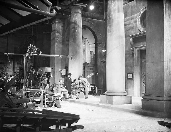 Filming of Pygmalion, directed by Anthony Asquith and Leslie Howard