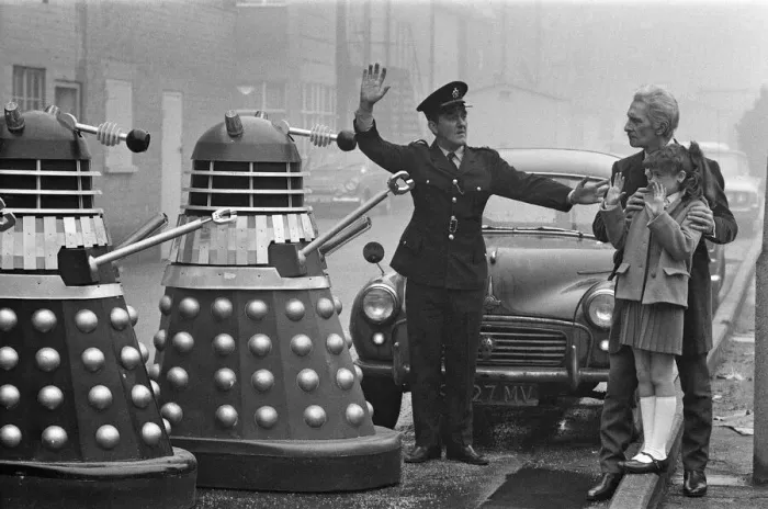 Framed Print : Filming started today at Shepperton Studios of Daleks Invade Earth Framed Print : Filming started today at Shepperton Studios of Daleks Invade Earth