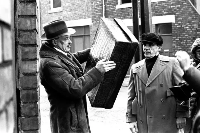 Framed Print : Filming of the television programme When the Boat comes in