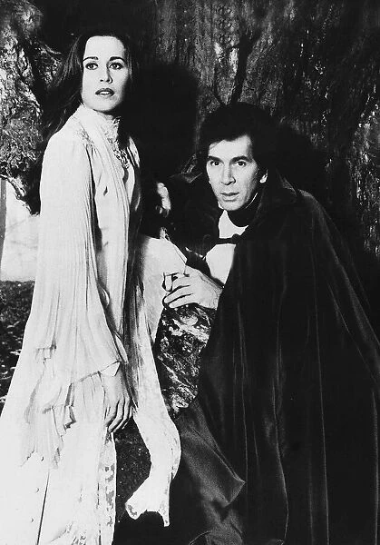 Films Dracula starring Frank Langella Actor as Dracula and Kate Nellingan as Lucy