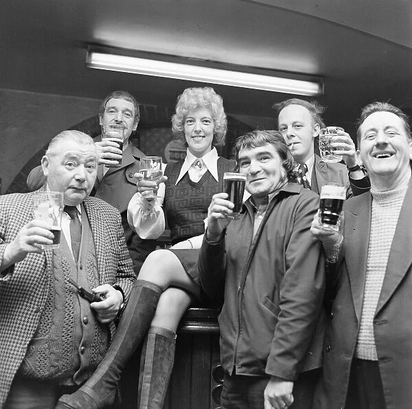 Finalist, Barmaid of the Year Competition, Middlesbrough, 1974