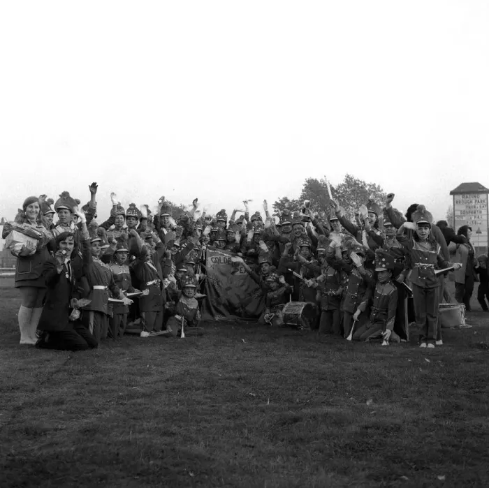 Framed Print : The finals of the North of England Juvenile Jazz Band Championships at Brough Park