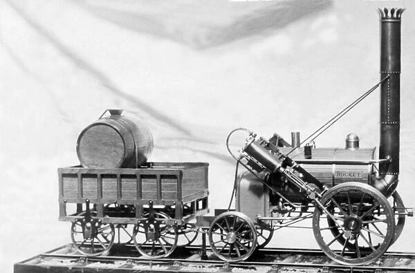 A fine model of the famous George Stephenson locomotive Rocket