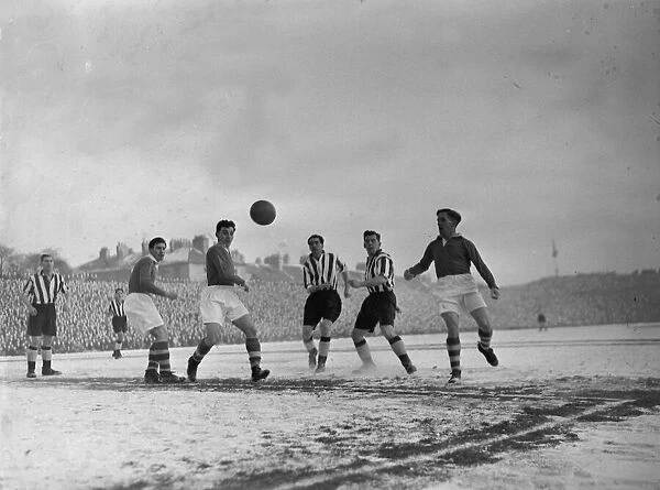 Finnigan Staff Photographer Jan 26th 1952 Football Newcastle Utd v