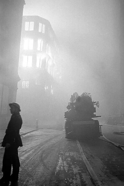 Fire of H. E. Blitz on the city of London on the night of the 29th December 1940