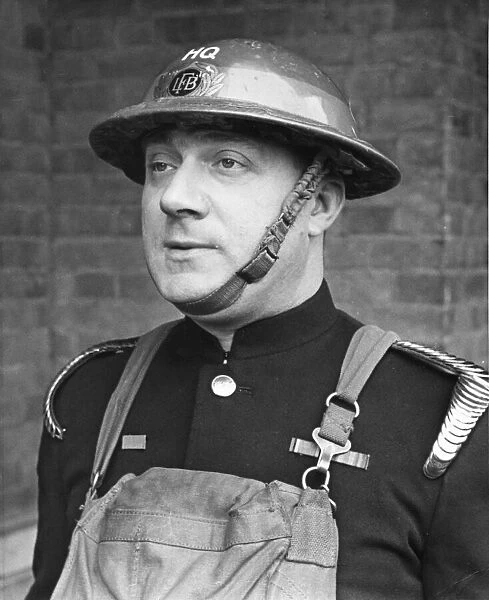 A fireman from The London Fire Brigade. Name unknown