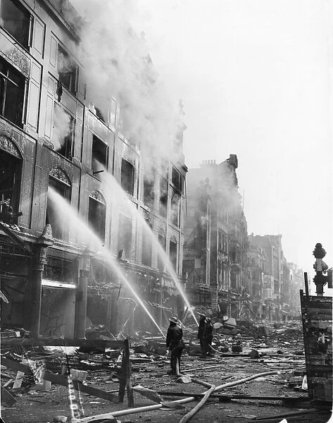 Fireman tackle yet another blaze in The Blitz over London