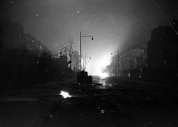 Fires at Camberwell, London. 8th December 1940