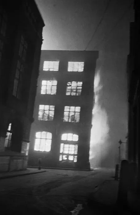 Framed Print : Fires caused by the dropping of thousands of incendiary bombs by the Luftwaffe Framed Print : Fires caused by the dropping of thousands of incendiary bombs by the Luftwaffe