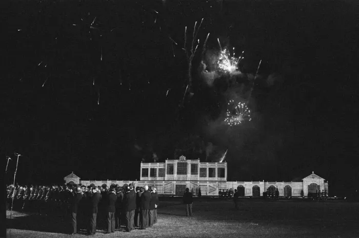 Framed Print : The firework show watched by half a million people in Londons Hyde Park