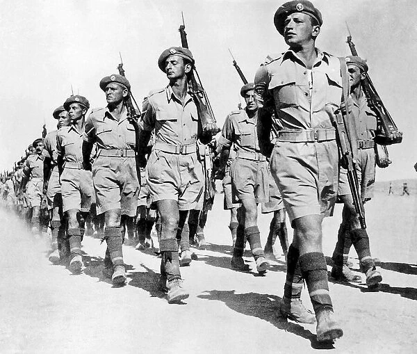 First all Jewish army brigade in the British army 1944 WW2