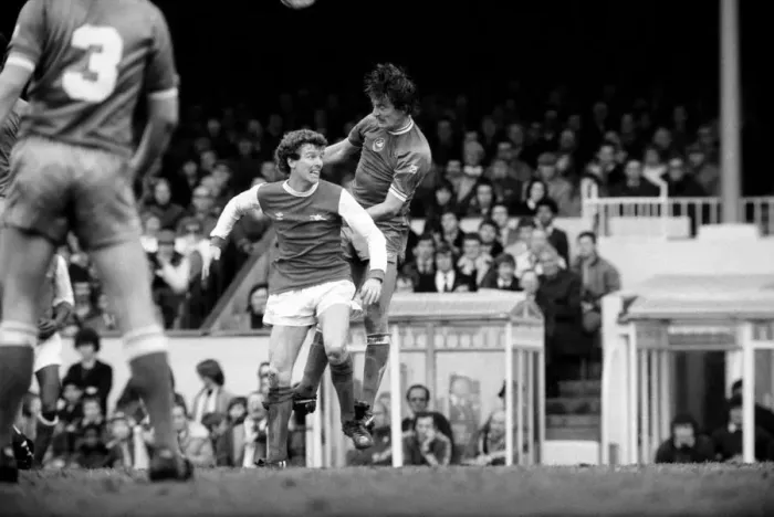 Framed Print : First Division Football. Arsenal 0 v. Swansea 2. February 1982 LF08-18-038 Framed Print : First Division Football. Arsenal 0 v. Swansea 2. February 1982 LF08-18-038