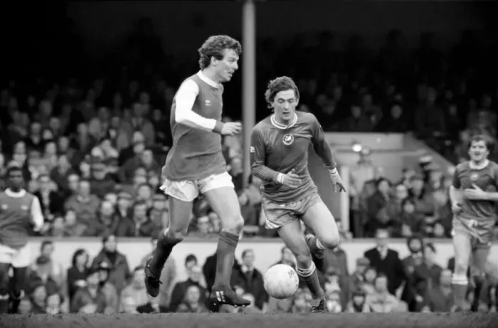 Framed Print : First Division Football. Arsenal 0 v. Swansea 2. February 1982 LF08-18-066 Framed Print : First Division Football. Arsenal 0 v. Swansea 2. February 1982 LF08-18-066