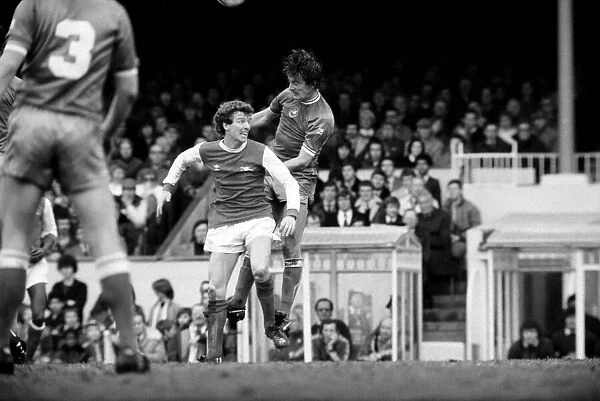 First Division Football. Arsenal 0 v. Swansea 2. February 1982 LF08-18-038