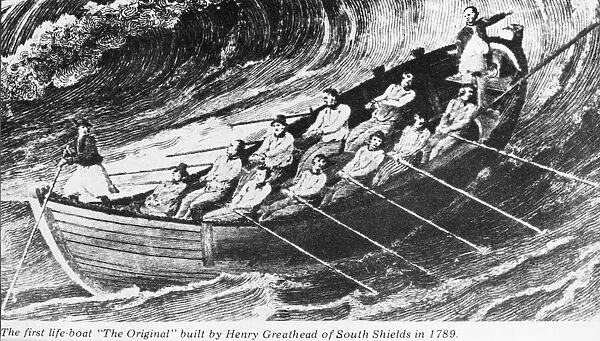 The first lifeboat, The Original built by Henry Greathead of South Shields in
