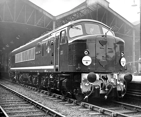 The first of the powerful main-line diesel-electric locomotives to be built in British