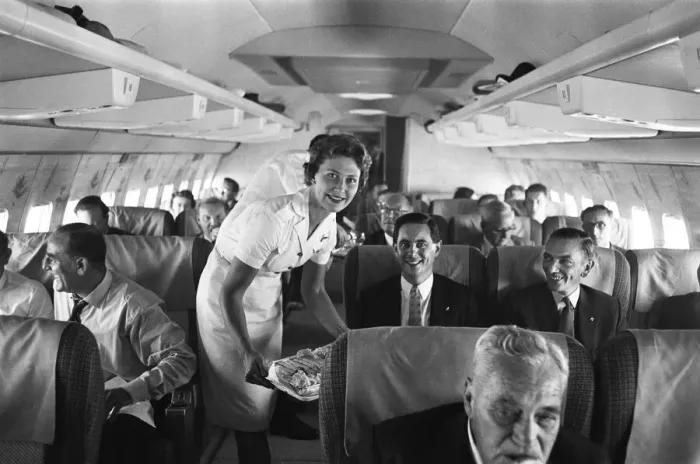 Framed Print : First Qantas jet service from London. 7th August 1959 Framed Print : First Qantas jet service from London. 7th August 1959