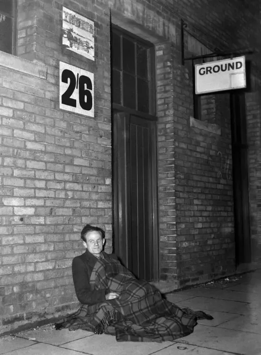 Framed Print : First in queue for Arsenal v. Chelsea semi-final cup replay at White Hart Lane Framed Print : First in queue for Arsenal v. Chelsea semi-final cup replay at White Hart Lane