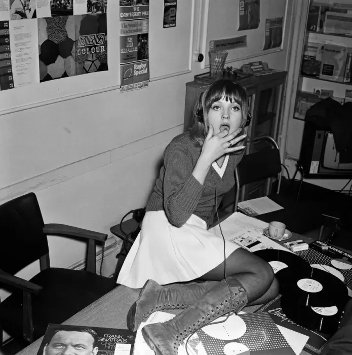 Framed Print : The first Radio 1 female DJ Annie Nightingale starts 1970 with two new shows of her own Framed Print : The first Radio 1 female DJ Annie Nightingale starts 1970 with two new shows of her own