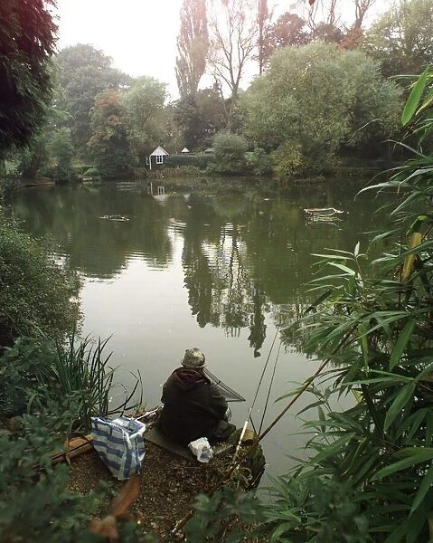 Fishing on the Moorpool Estate, Harborne