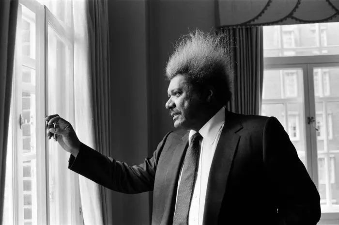Framed Print : Flamboyant Boxing promoter Don King. 15th July 1986 Framed Print : Flamboyant Boxing promoter Don King. 15th July 1986