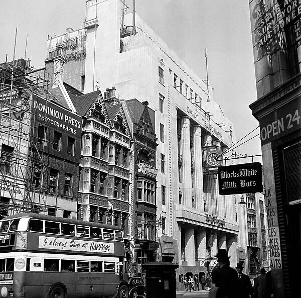 Fleet Street views. The magnificent Daily Telegraph