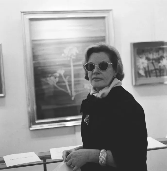 Framed Print : Fleur Cowles was a writer, editor, painter and above all a society hostess pictured in Framed Print : Fleur Cowles was a writer, editor, painter and above all a society hostess pictured in
