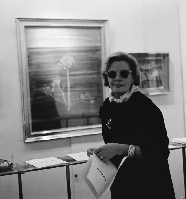 Framed Print : Fleur Cowles was a writer, editor, painter and above all a society hostess pictured in