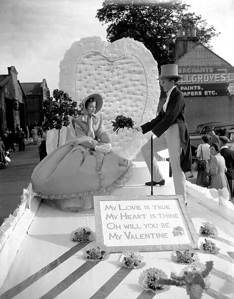 A float in the Newport carnival. 12th August 1954