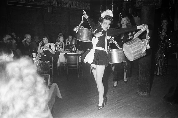 The floor show at the Cabaret Club July 1946