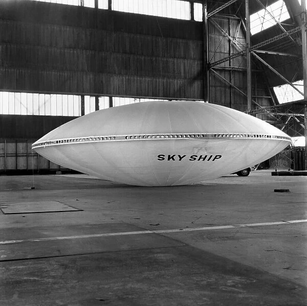 A flying saucer was seen at Cardington formerly the Royal Airship Works, Beds